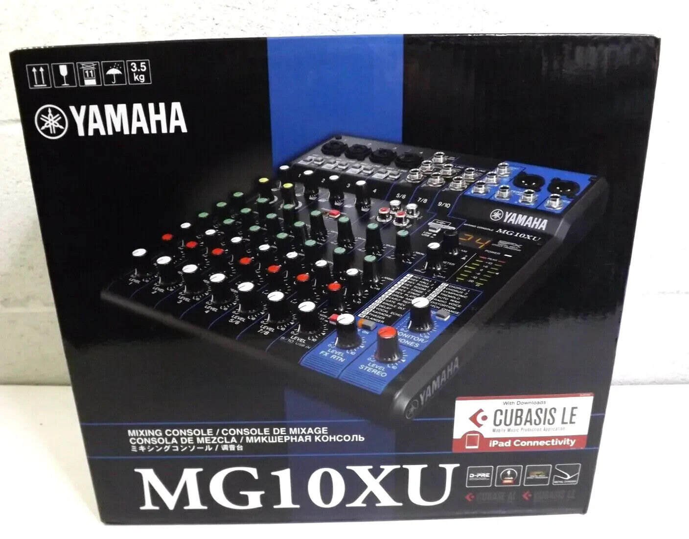 Yamaha MG10XU 10-Channel Mixing Console - NO POWER CORD *READ*