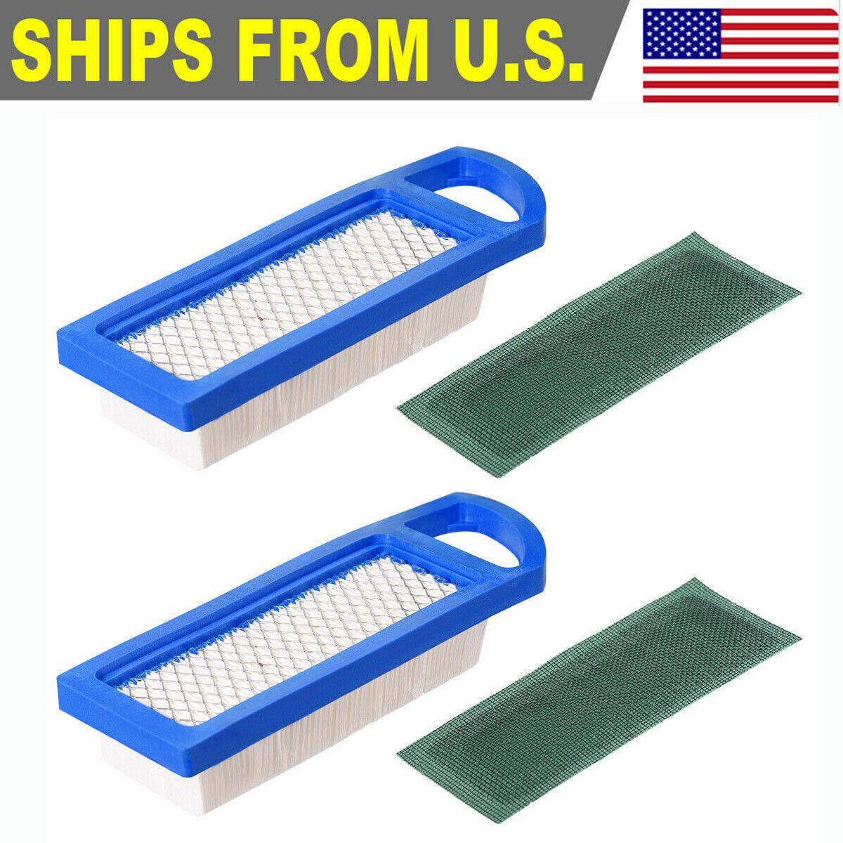 2x Air Filter Pre-Filter For B&S 697153 698083 794422 795115 M14171