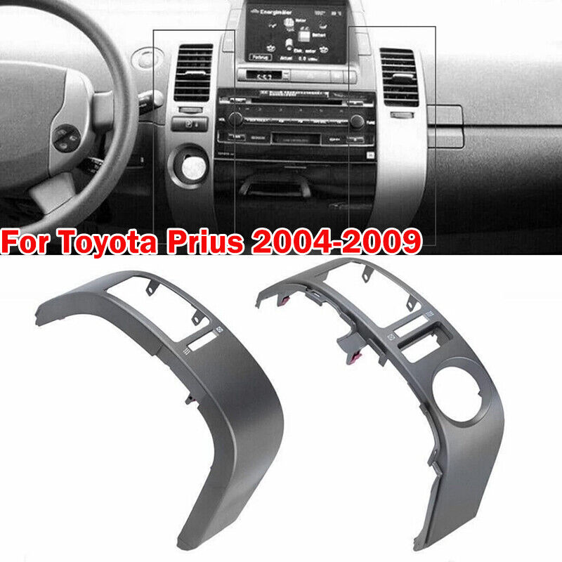 Left+Right Center Inner A/C Dash Air Vent Cover Trim For Toyota Prius 2004-2009