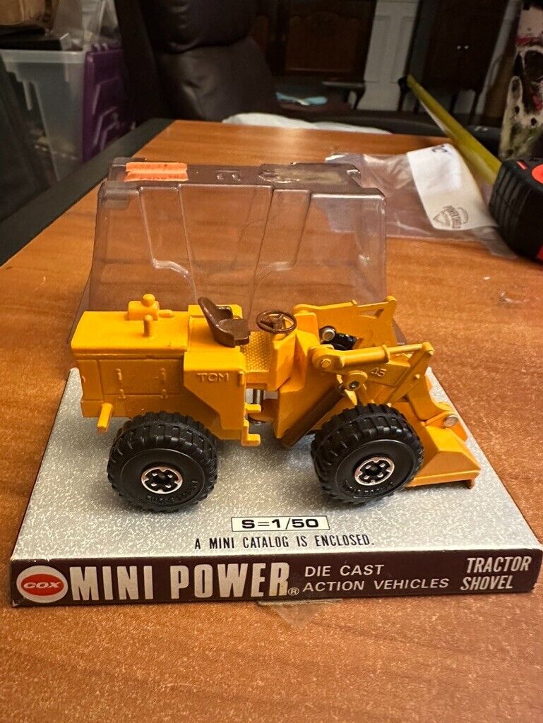 Vintage Shinsei COX Mini Power  1/88 Scale Die Cast Vehicle Tractor