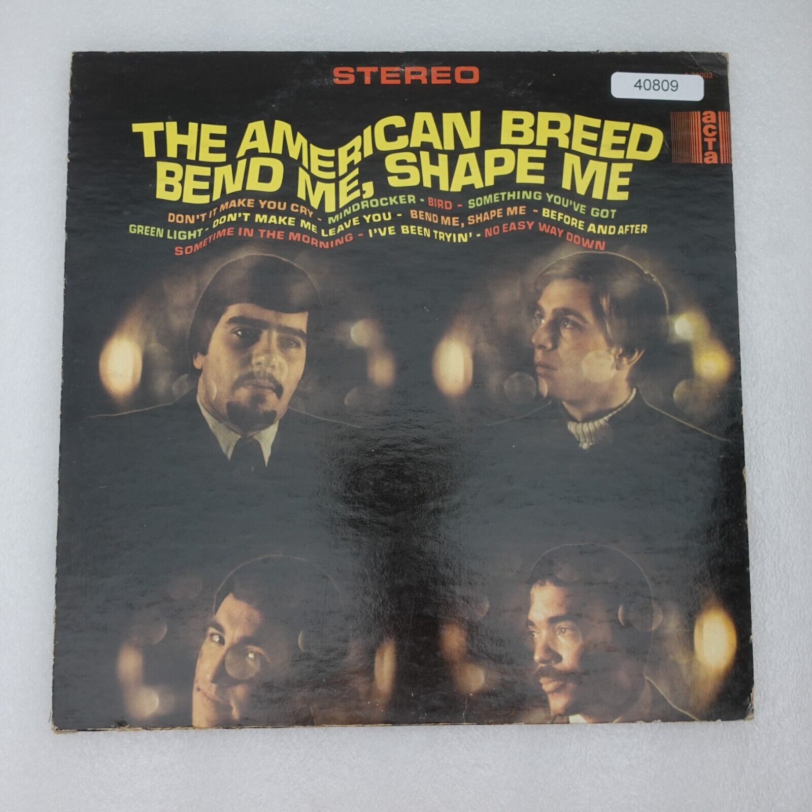 The American Breed Bend Me Shape Me LP Vinyl Record Album