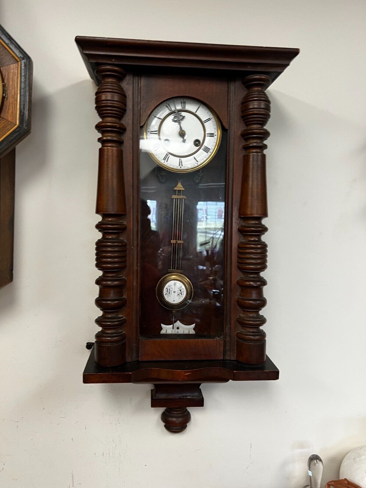 Antique Junghans  R = A Pendulum Wall Clock _ Recently Serviced