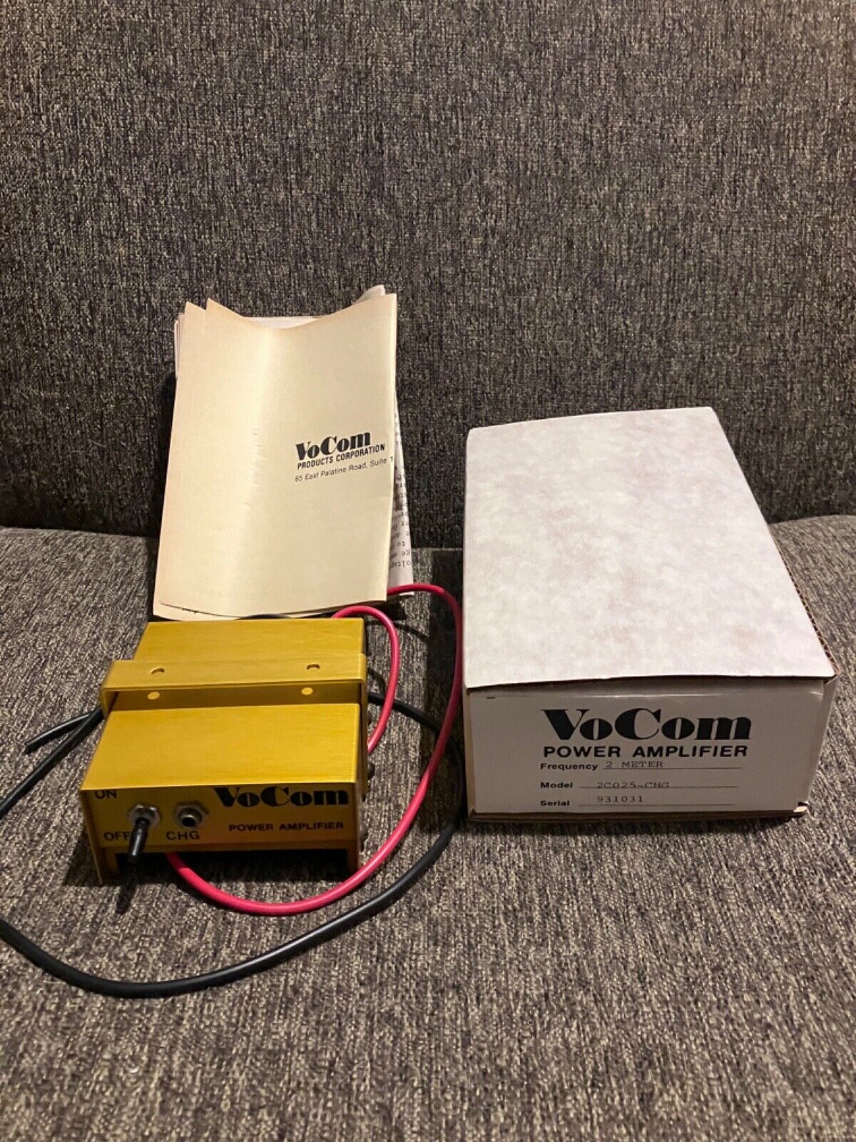 VoCom Power Amplifier - New in Box - 25 Watt Out