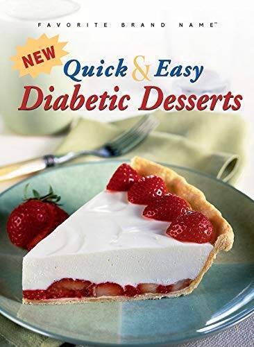 New Quick  Easy Diabetic Desserts - Hardcover - GOOD