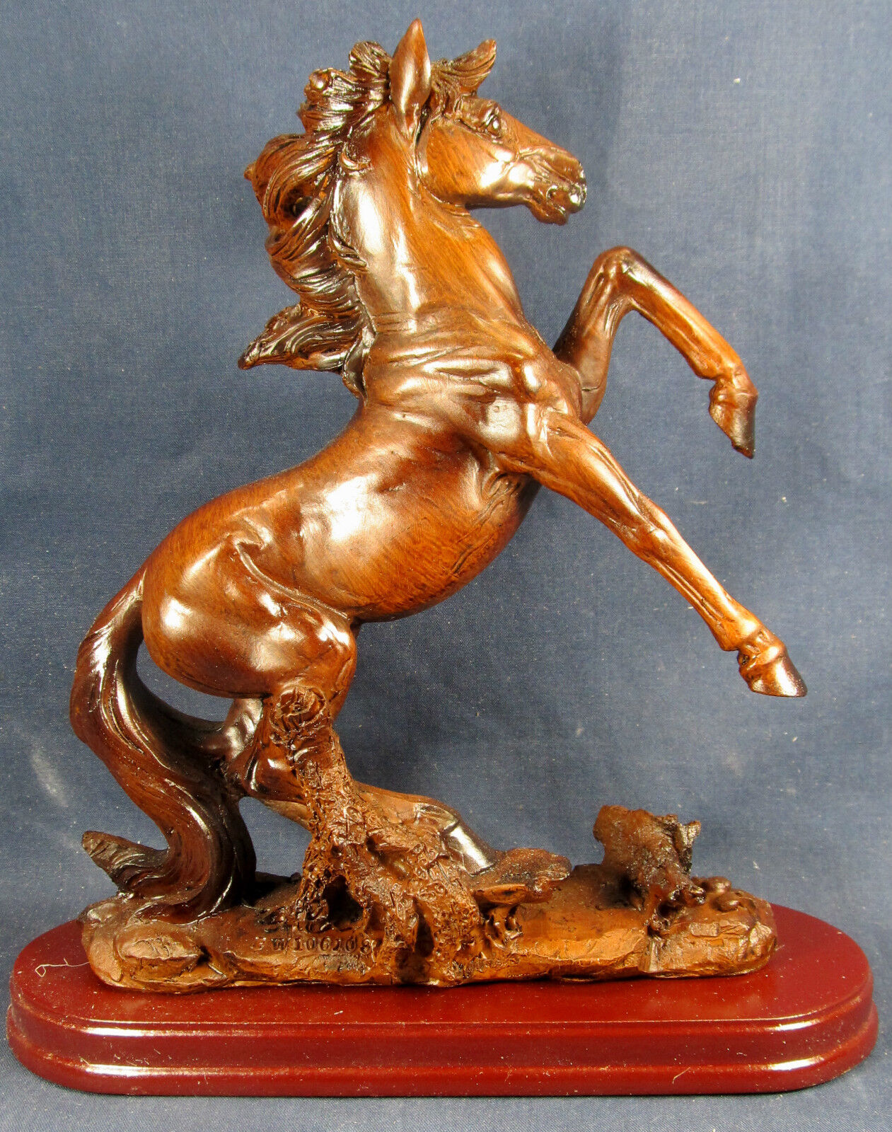 Horse Rearing Western wildlife decor Figurine