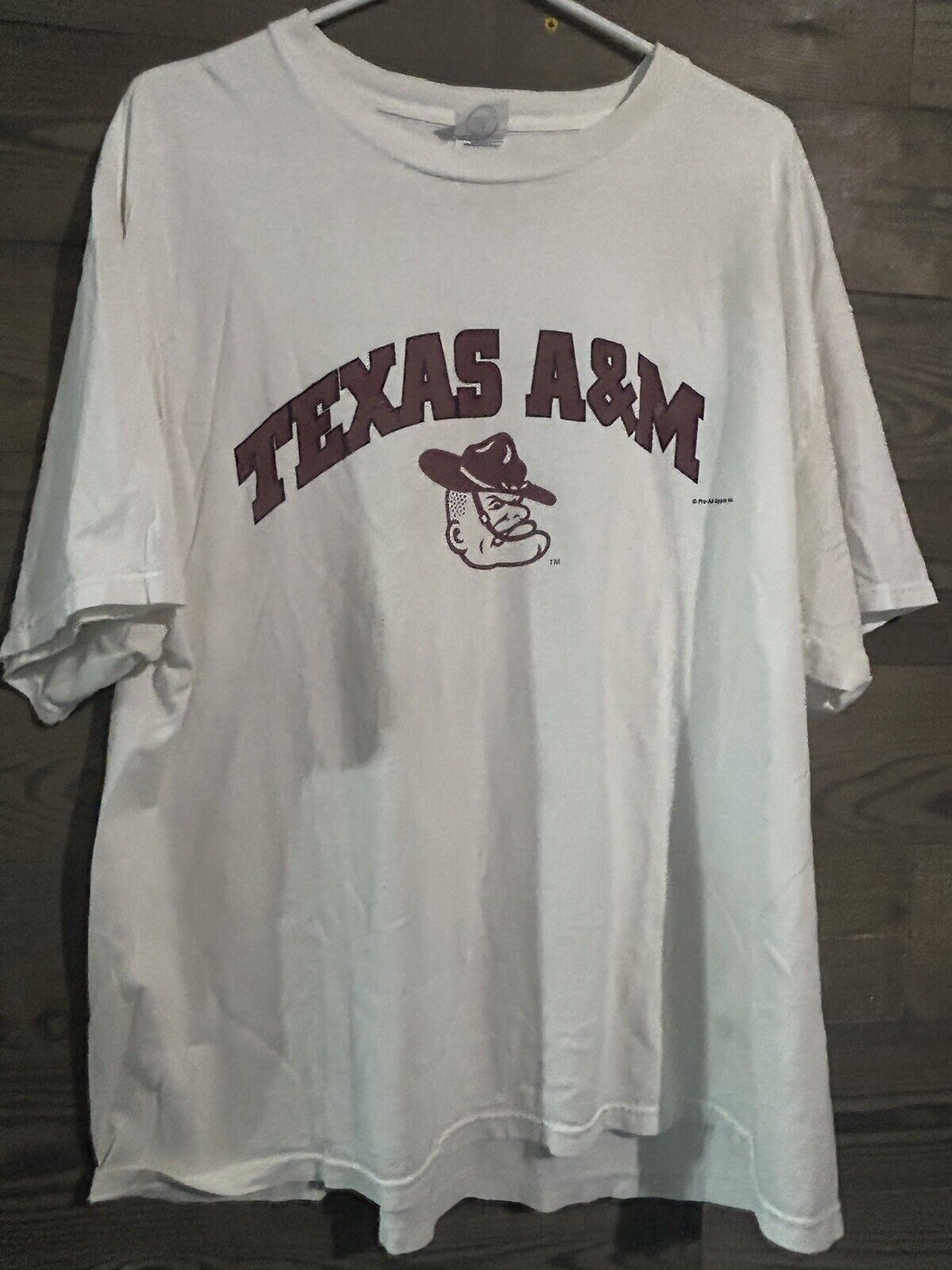 Vintage Texas A&M T-Shirt Men’s XL College University Delta Tag White