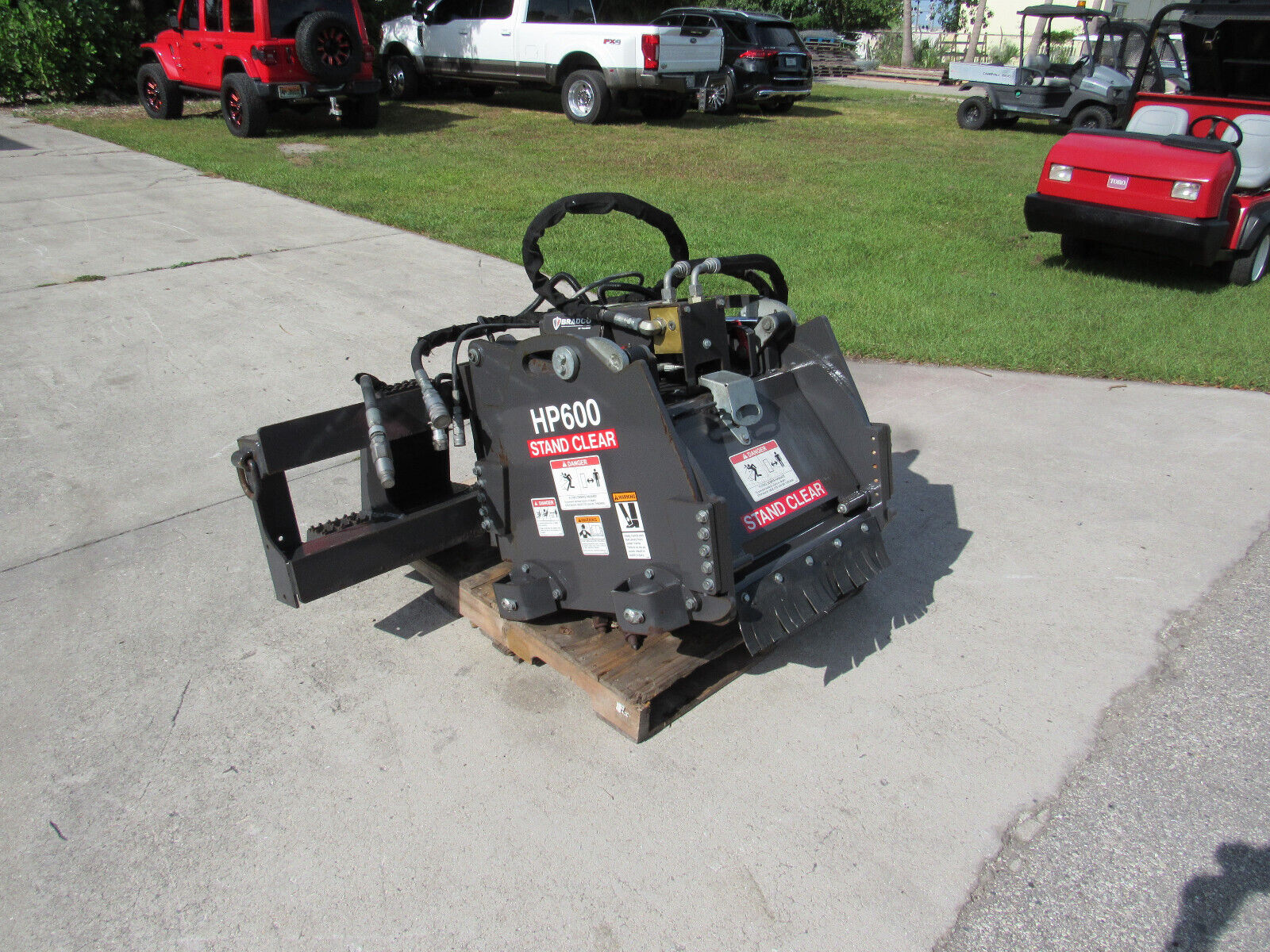Paladin Bradco HP 600  24” Cold Planer Skid Steer High Flow Used Once Very Clean