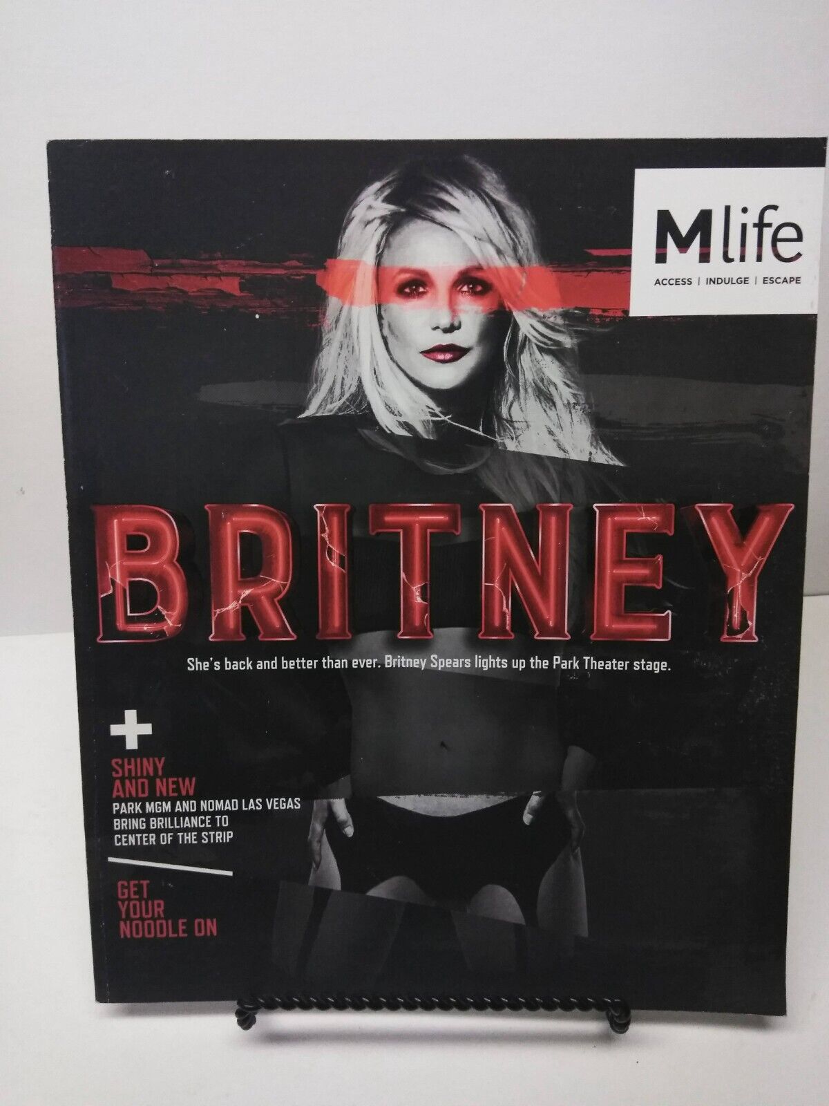 RARE MLife Magazine Britney Spears Las Vegas Residency Park MGM Winter 2019