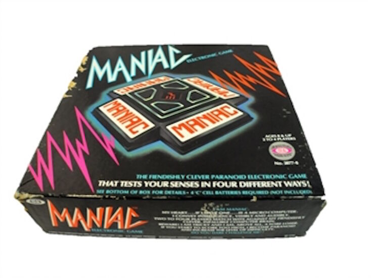 Vintage Ideal Maniac Electronic Game Nice