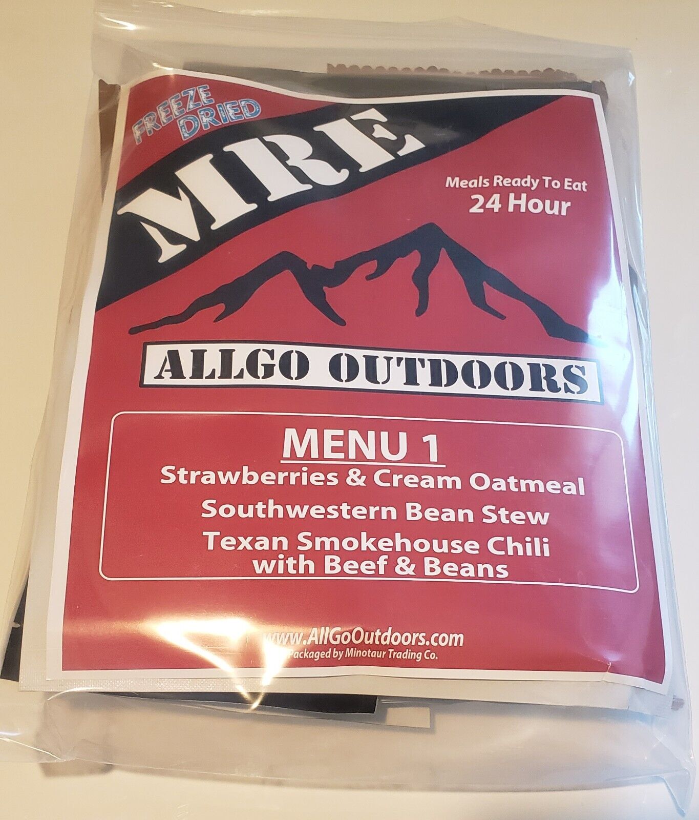  Freeze Dried MCW Survival Food Military Spec 24hr Field Ration - AllGo Outdoors