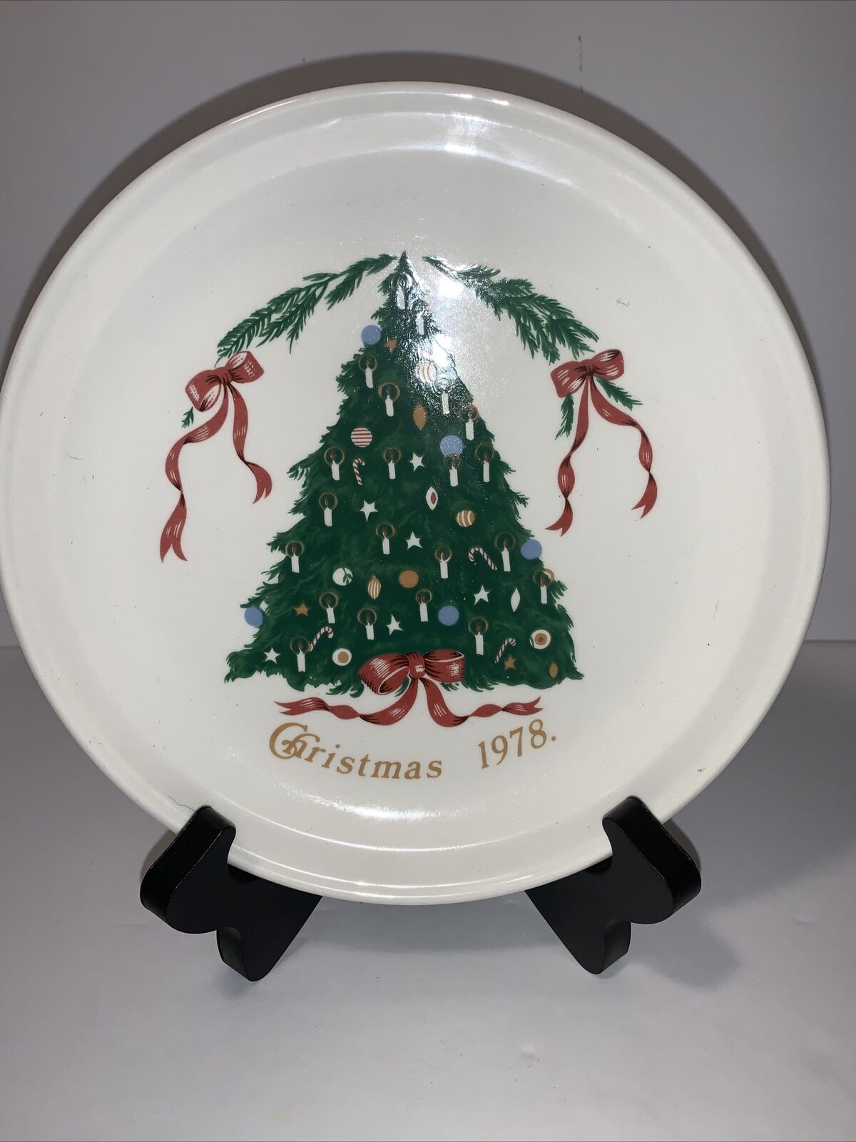 Vintage 1978 Lillian Vernon Christmas Plate Made in County Cork Ireland 7\