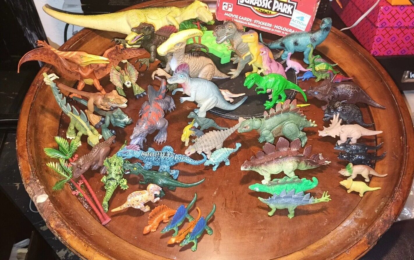 Vintage To Modern Lot of 50 + Dinosaur Toys, Jurassic, Greenbrier, Amblin & More