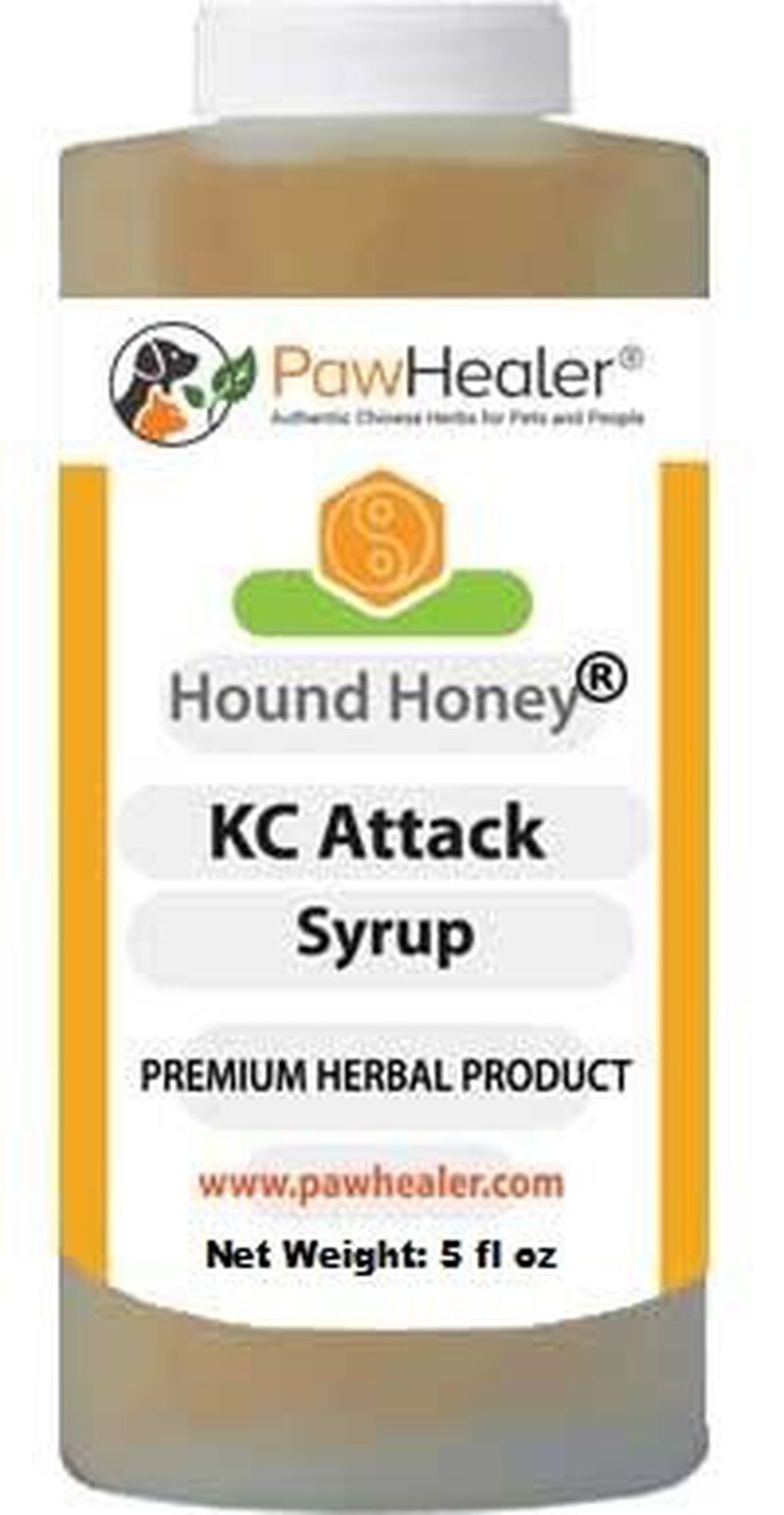 PawHealer® Kennel Cough Syrup: Hound Honey - Natural Herbal Remedy for Sympto...
