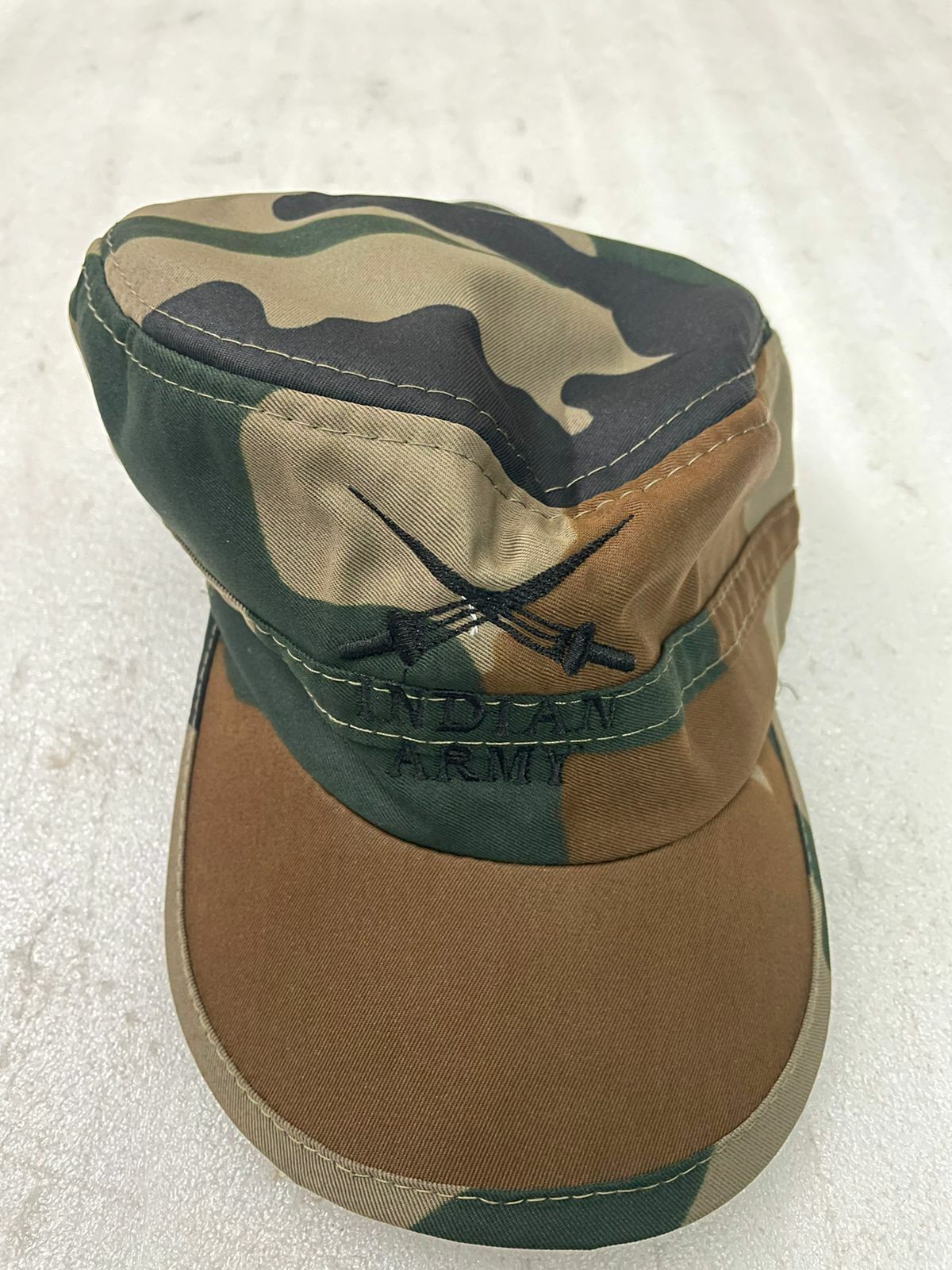 Antique Army Hat India Militaria Cap Vintage Old Rare Collectible