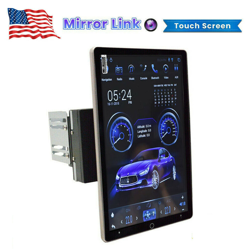 Car Stereo Radio 10inch Bluetooth Vertical Android 13 2DIN FM Touch Screen GPS