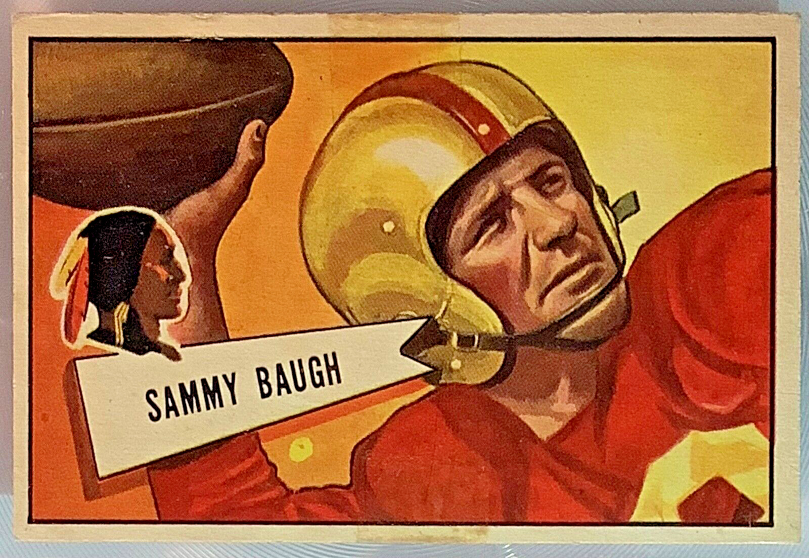 1952 BOWMAN #30 (Small) SAMMY BAUGH REDSKINS Great Gift Sport Cards