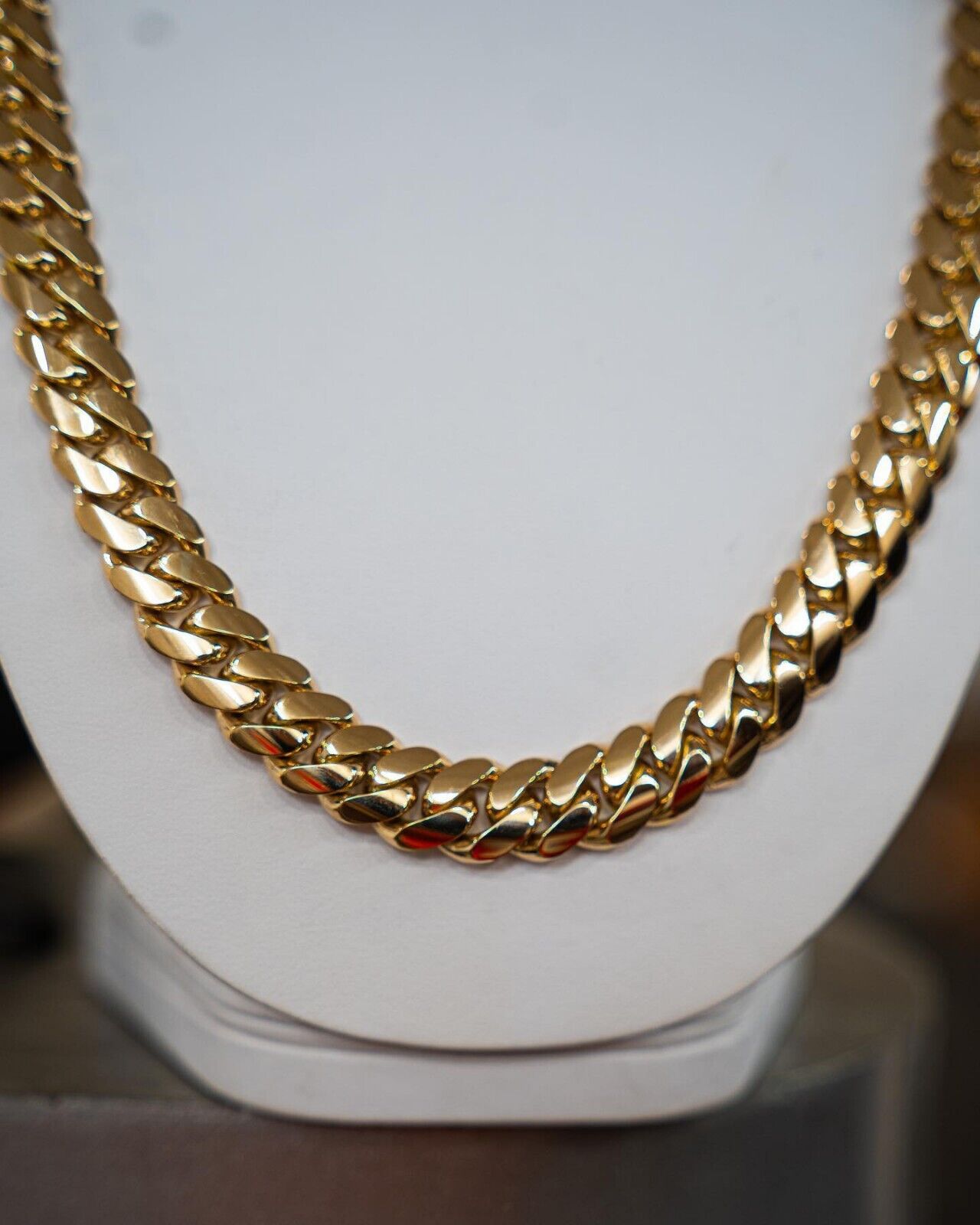 380 Grams 925 Solid Sterling Silver Miami CubanLink Chain 22-26\