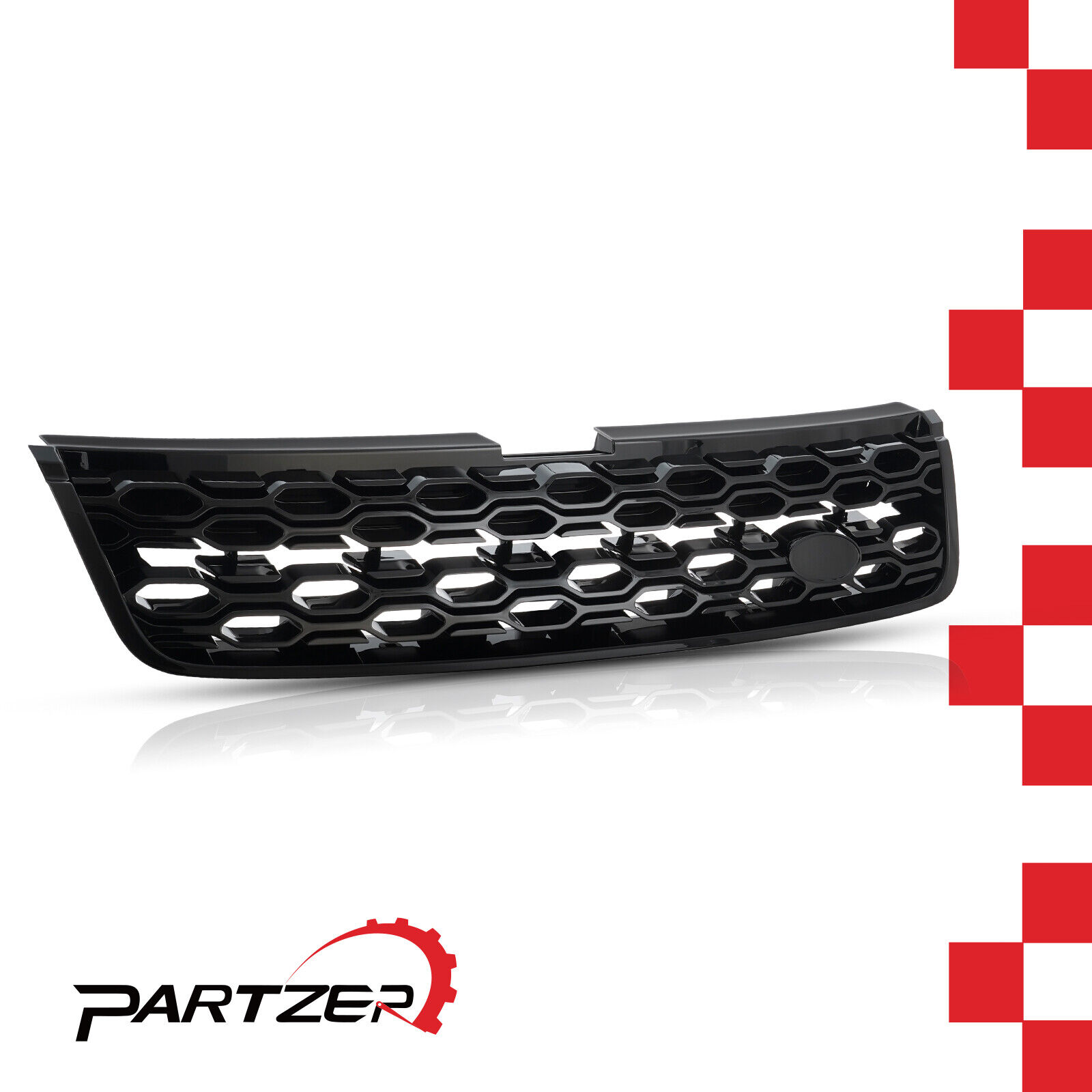 For 2020-2023 Land Rover Discovery Sport Front Bumper Grille Gloss Black