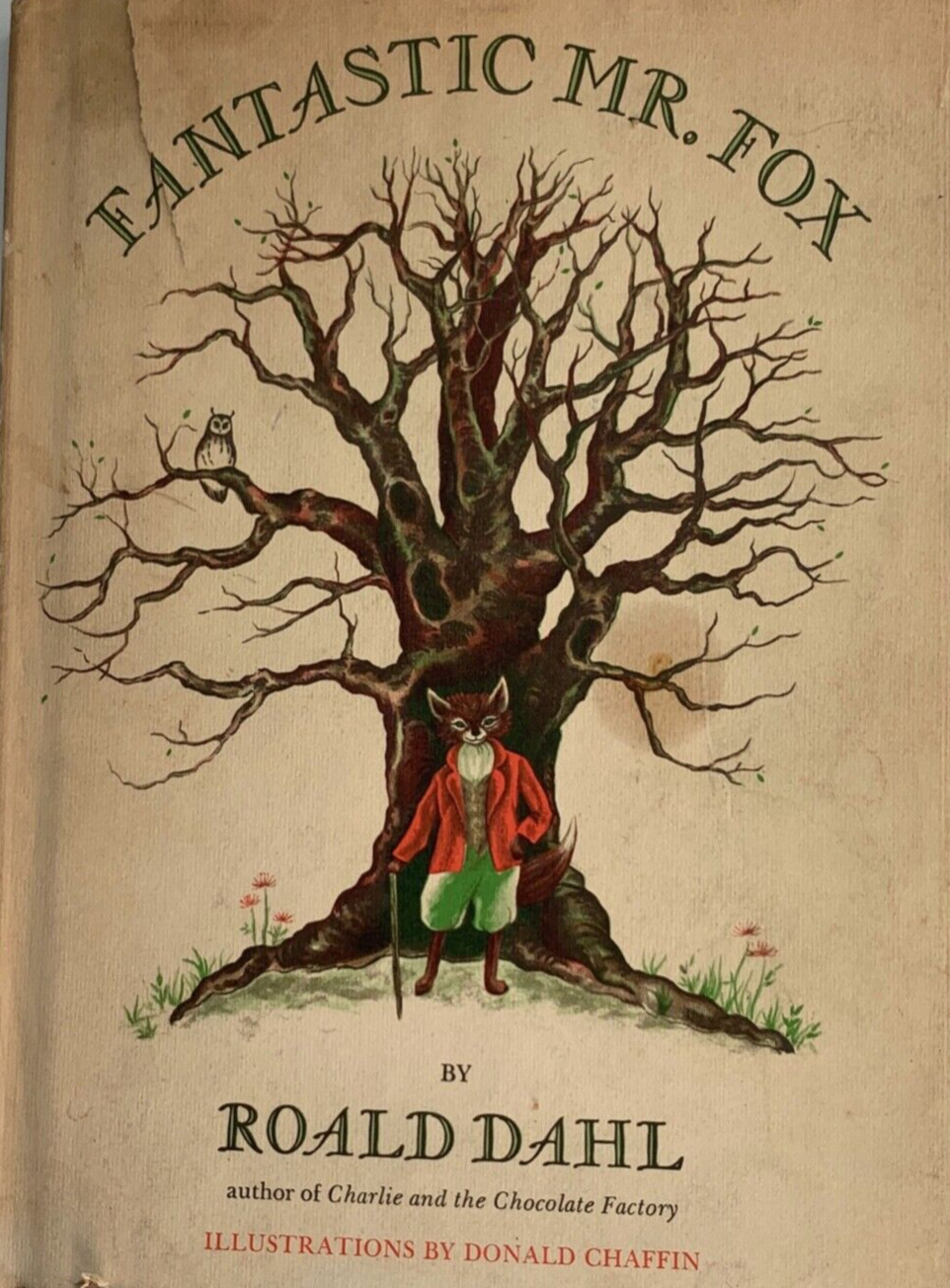 1st Edition 1970 vtg Roald Dahl FANTASTIC MR. FOX book Knopf HB ed dust jacket