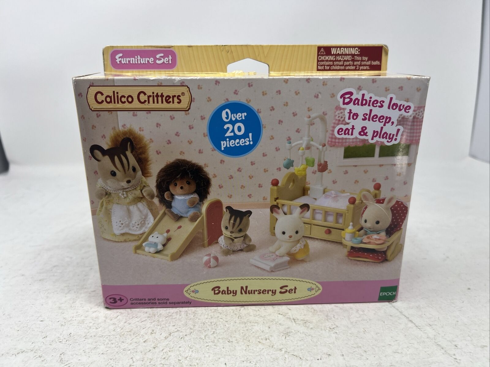 Calico Critters Baby Nursery Furniture Set Epoch - Over 20 Pieces