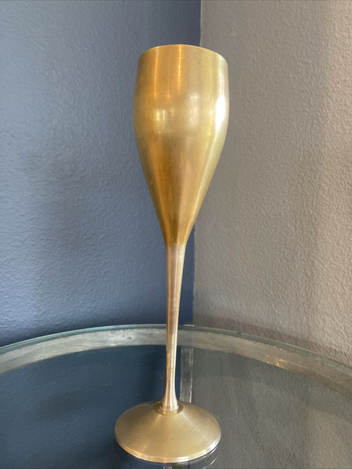 Silver Played Champagne Flute