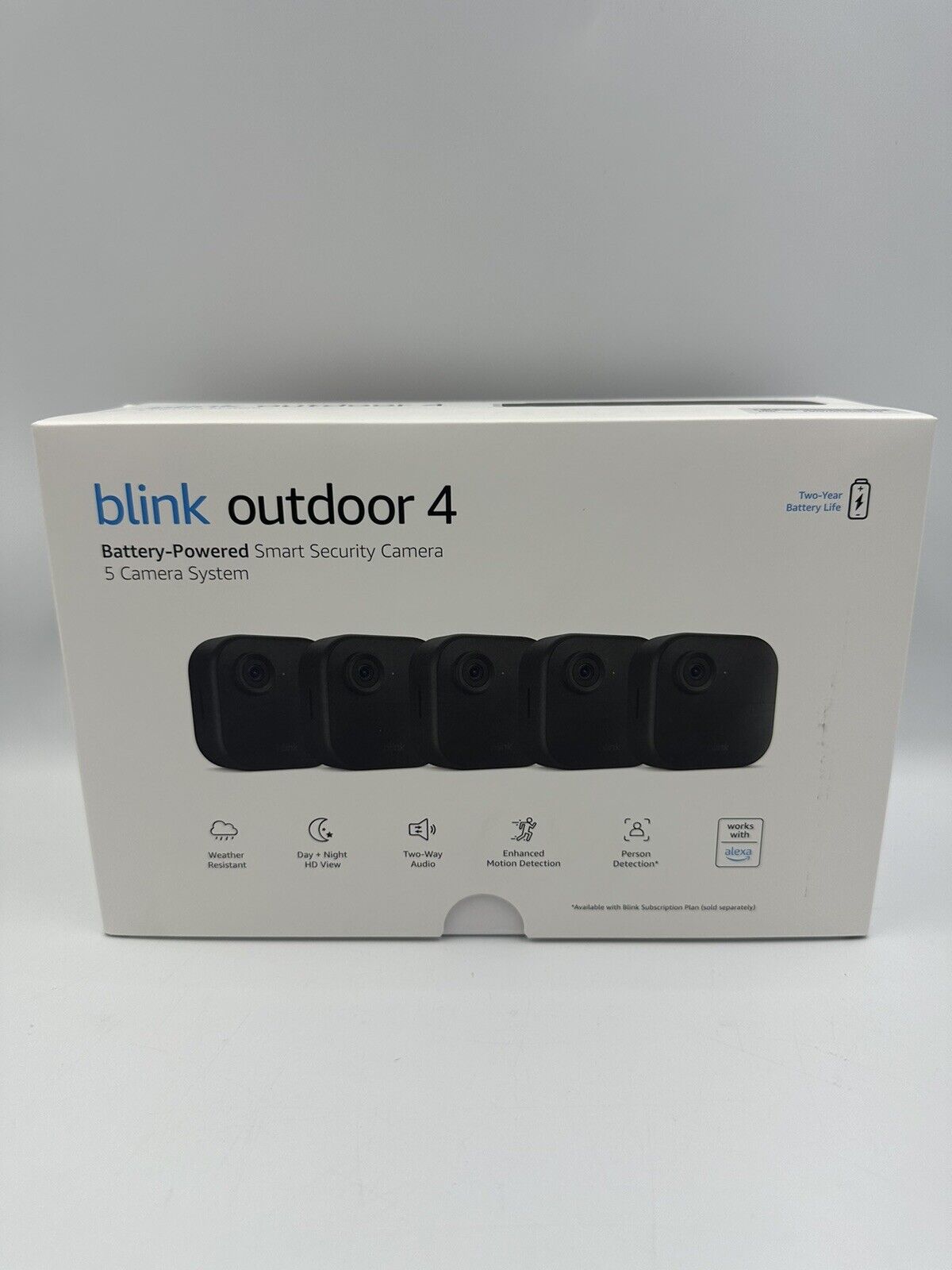 🔥 NEW 🔥 Blink 2024 🔷 4th Gen Model Outdoor HD Security System 5 Camera Kit 🔥