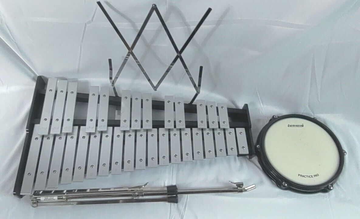 Ludwig Student Xylophone Bell Kit 32 Key w/Snare Drum Pad & Rolling Soft Case