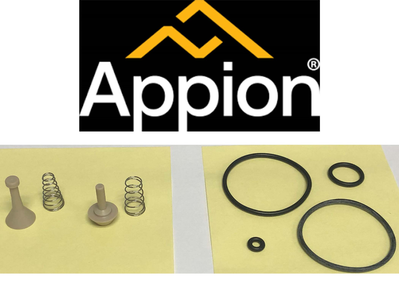 Appion, Promax, Compressor Valves, Springs & O-Ring Repair Kit, For 1 Piston Kit