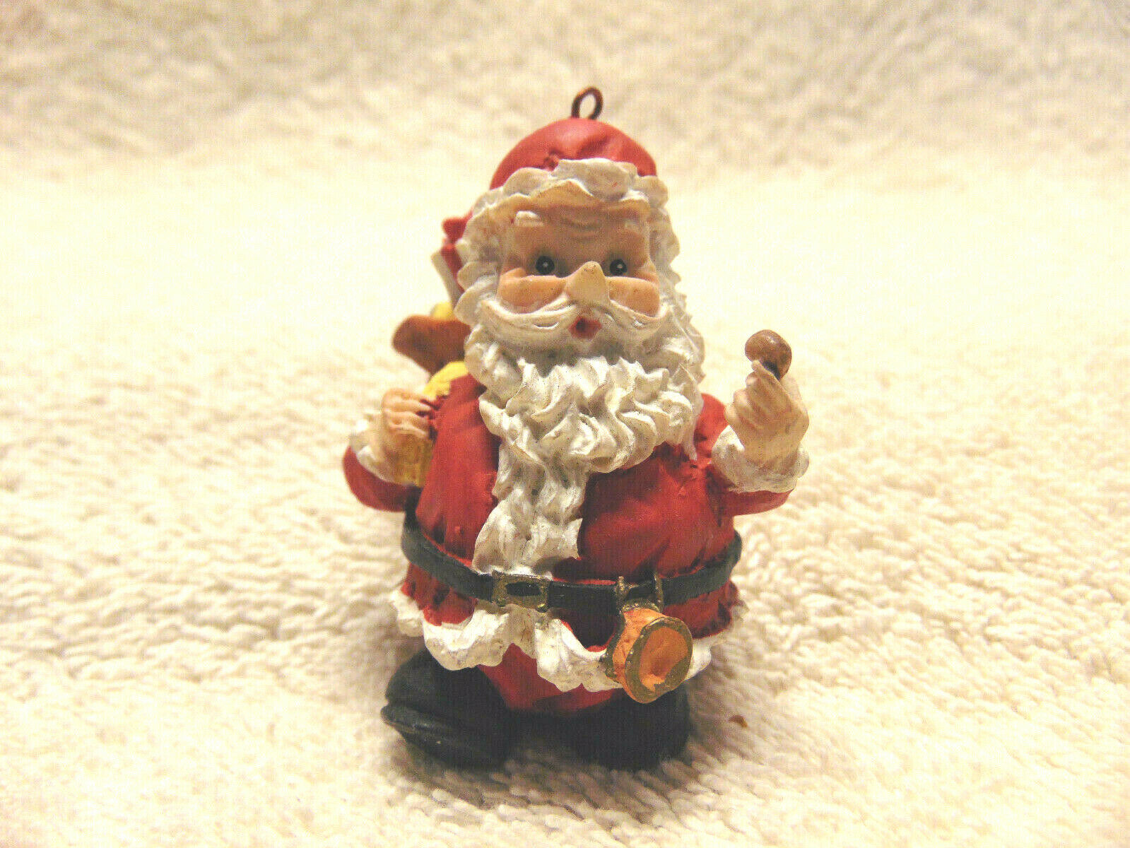 Santa Claus With Goodies & Cookie  Christmas Ornament 2\
