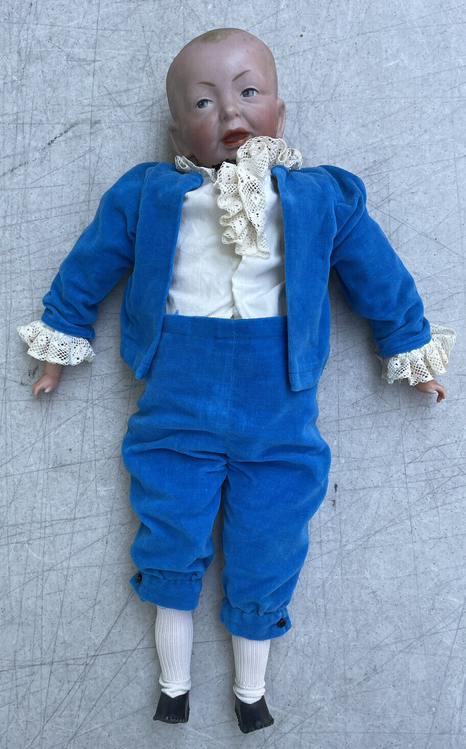 Antique German K & R Kammer & Reinhardt 36 100 Bisque Head Baby Doll 18 \
