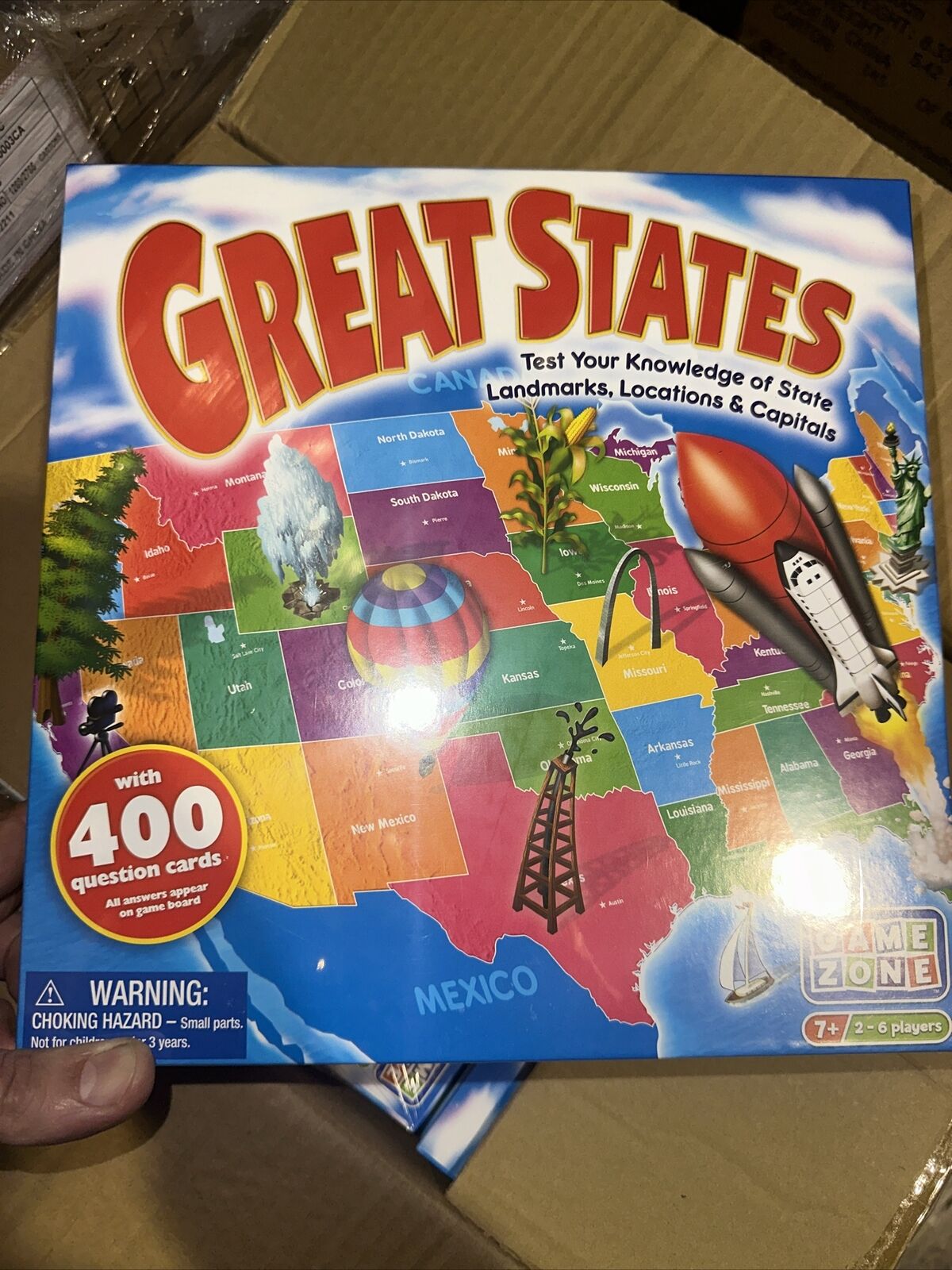 Great States Board Game Complete By Game Zone