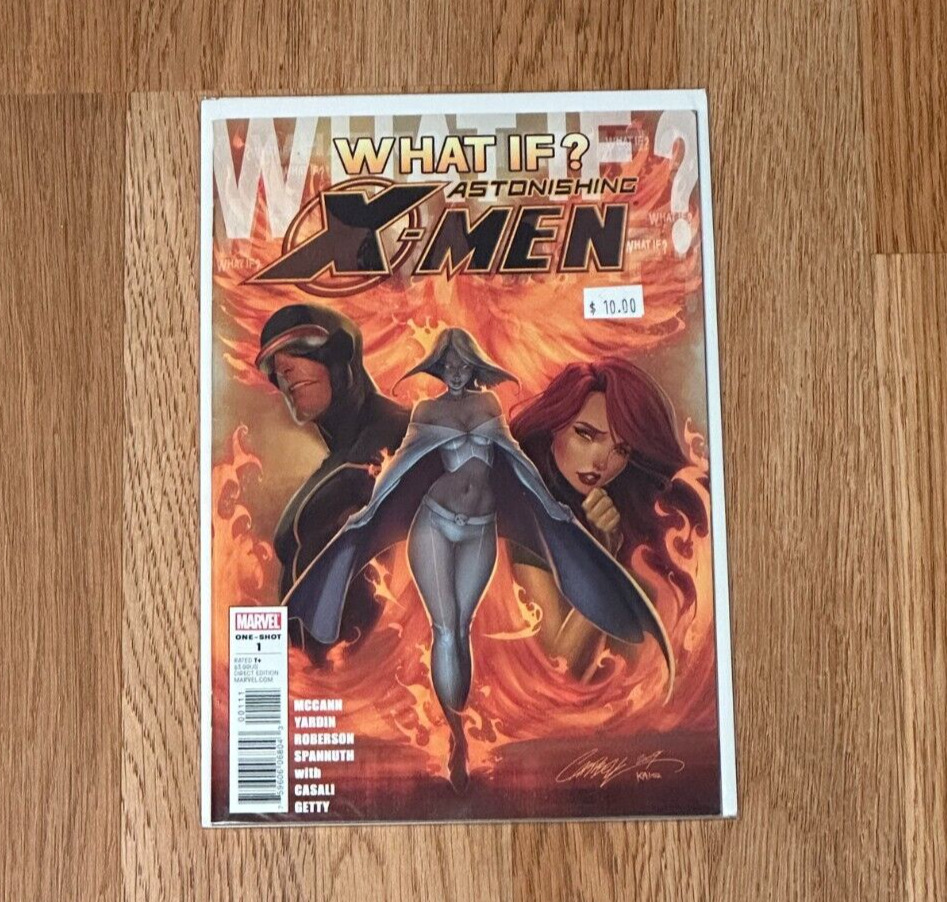 What If? Astonishing X-Men #1 MARVEL 2010 J Scott Campbell Emma Frost Cover Key