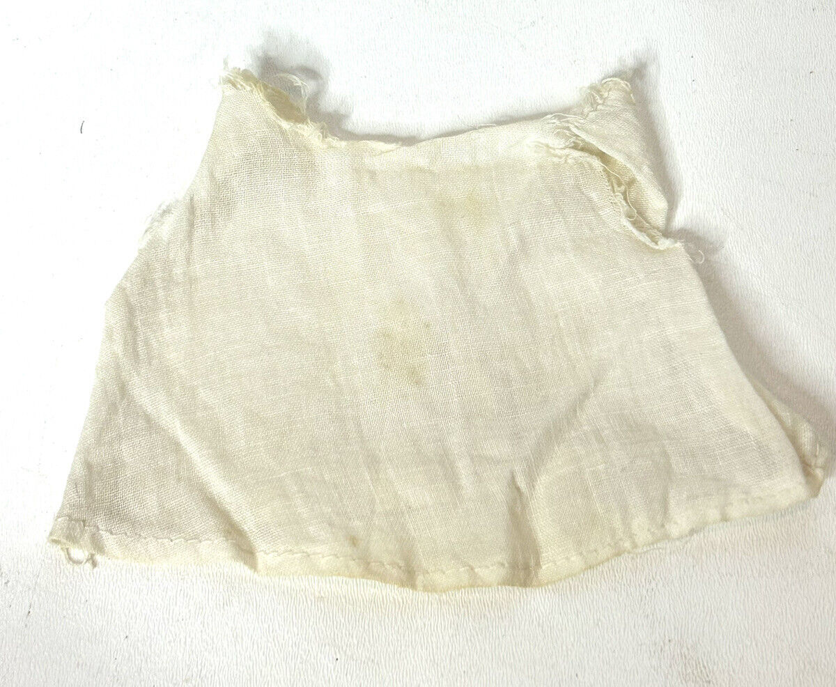 Vintage Antique White Linen Top Tiny Tears Dy Dee Betsy Wetsy Baby Doll  11”