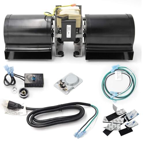  Pre-Wired GFK-160 GFK-160A Fireplace Blower Fan Kit with Ball Blower Kit
