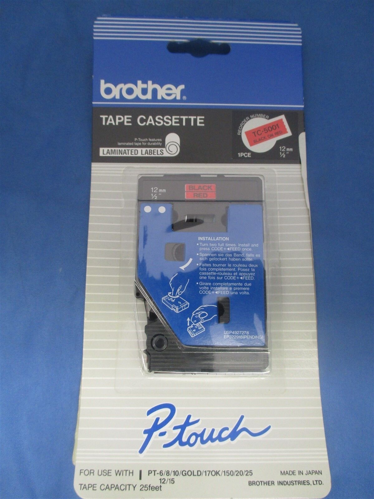 Brother P-touch Tape Cassette TC-5001