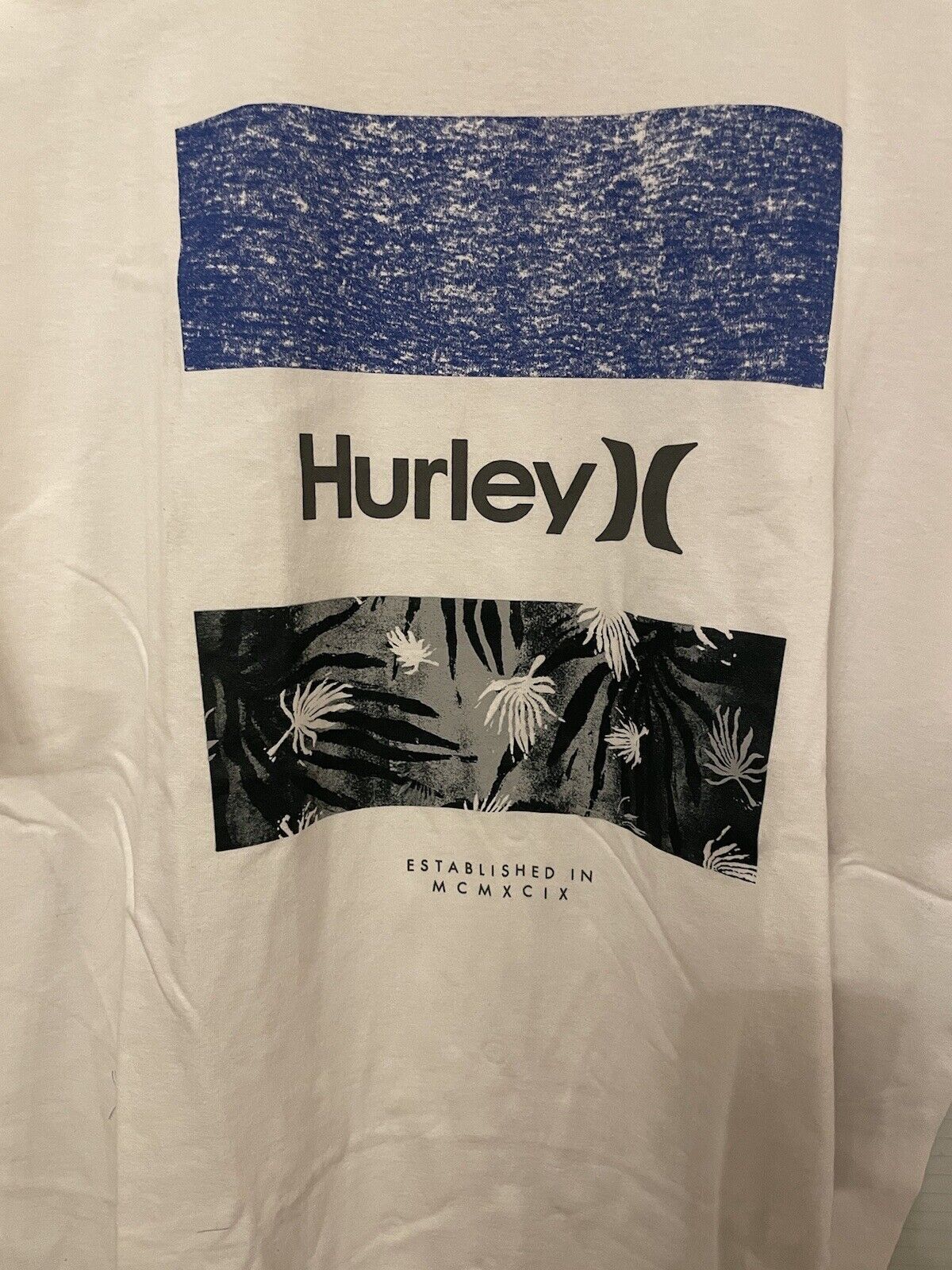 Hurley Men\'s One and Only Graphic Logo Short Sleeve Tee T-Shirt Red XL NWT