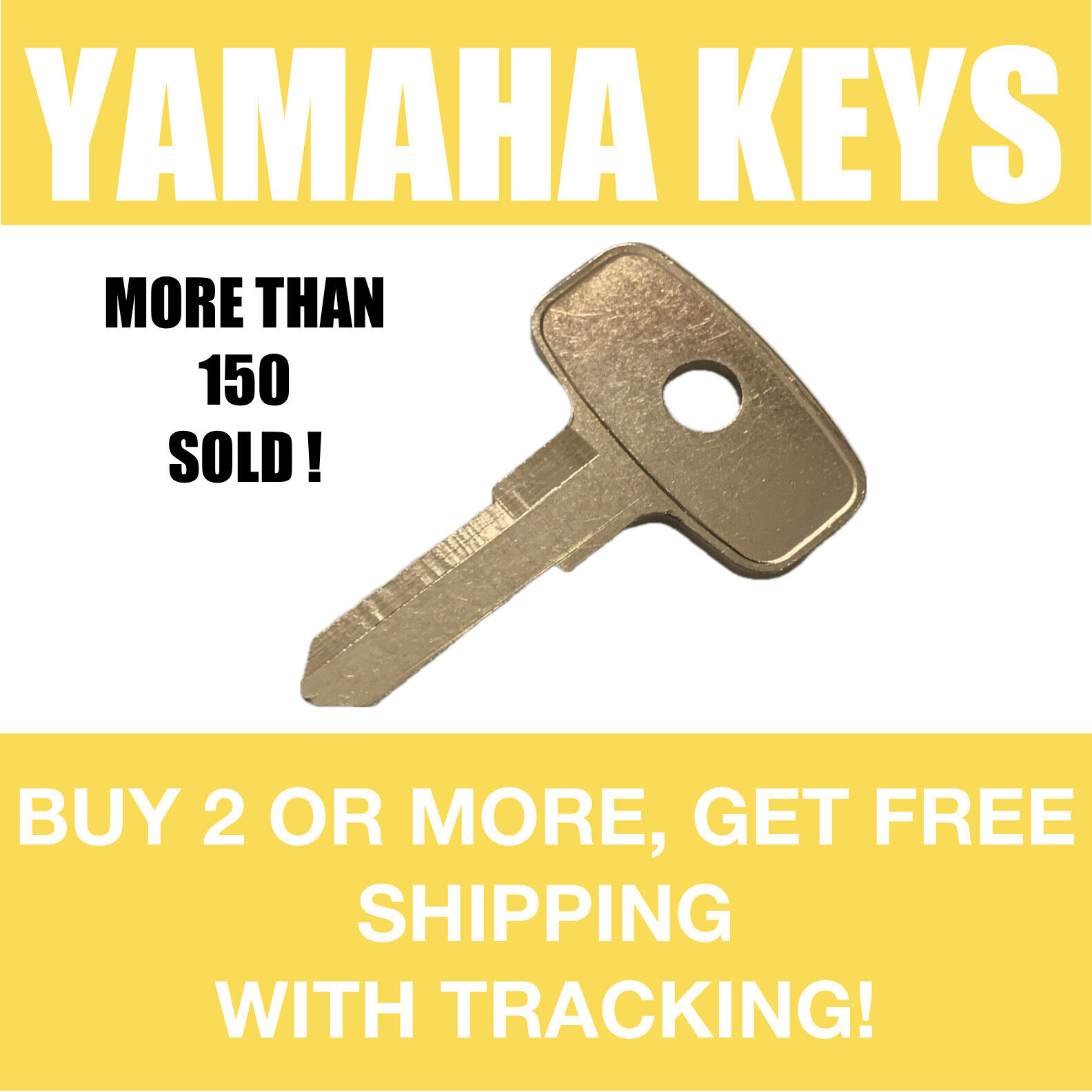 1970\'s Yamaha Motorcycle keys Cut to Code spare replacement key codes 1711-1750