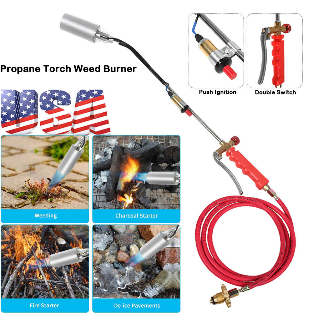Propane Torch Weed Burner Ice Snow Melter / Flame Dragon Wand Igniter Roofing