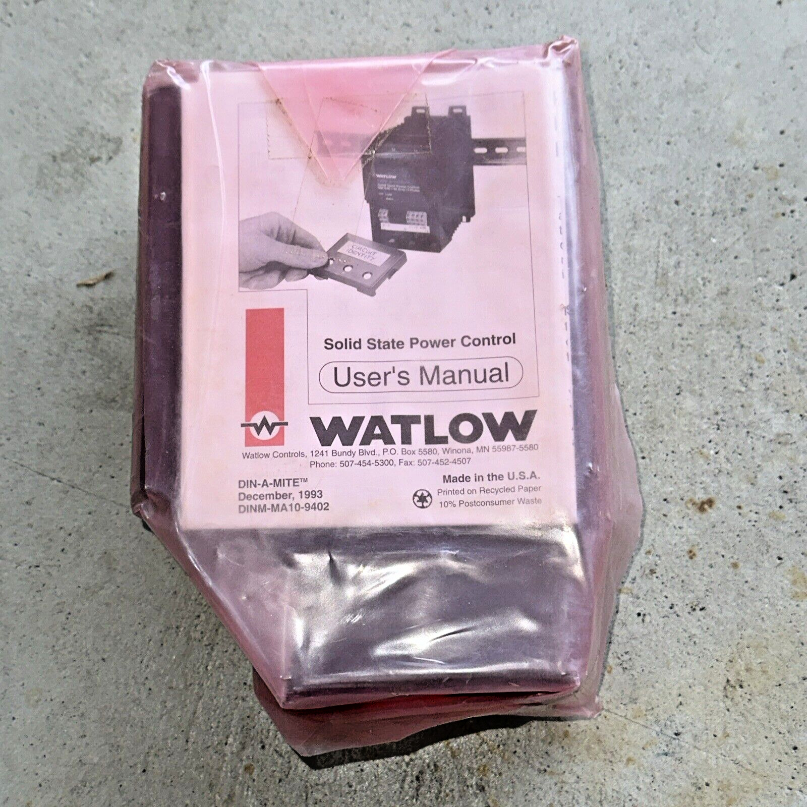 Watlow DIN-a-mite Solid State Power Control #DM2V-5660-F000, 600 VAC 56A New