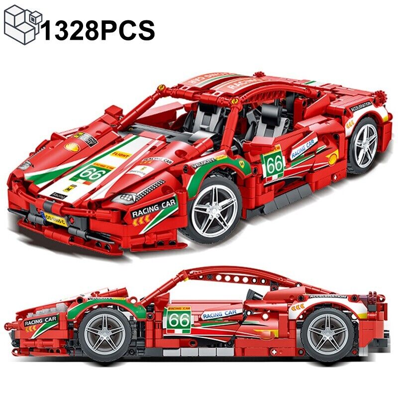 1328pcs Technical Bugatti Sports Car Building Blocks Model Vehicle Bricks Toys