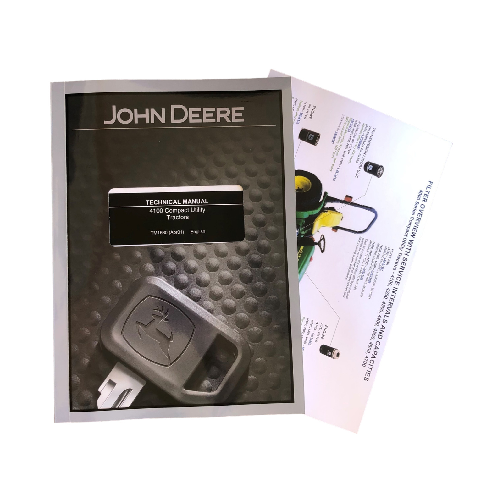JOHN DEERE 4100 COMPACT UTILITY TRACTOR TECHNICAL MANUAL+ BONUS