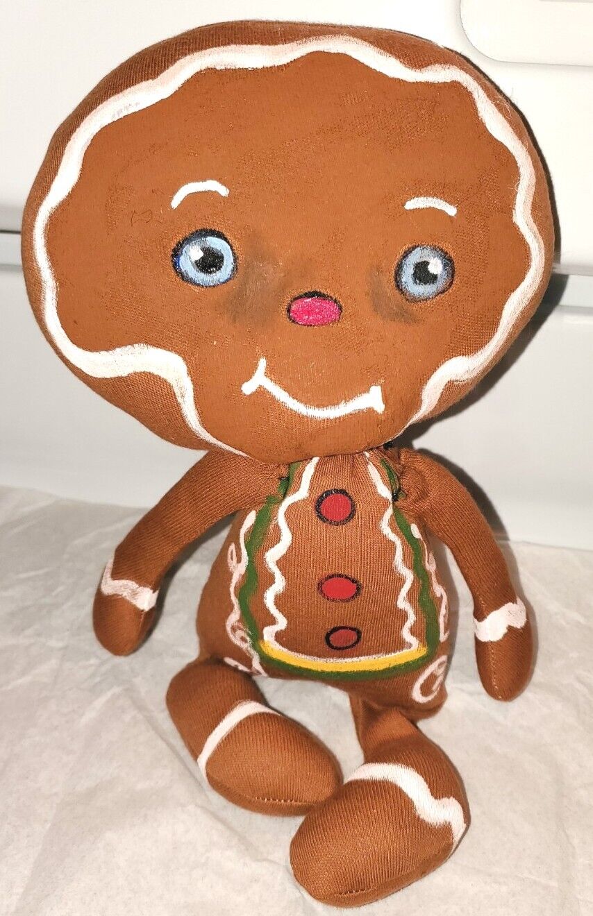 Gingerbread Man Doll~ Created By Jan Shackelford One Of A Kind Doll (Has COA) 