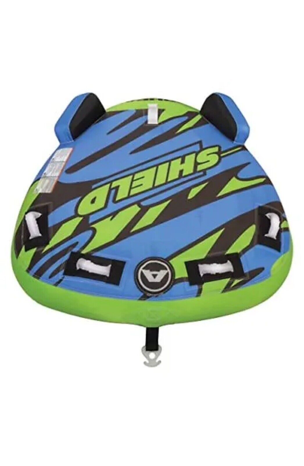 AIRHEAD Unisex Adult Shield Boat Towable Tow Raft Blue Green Large 56” X 48”