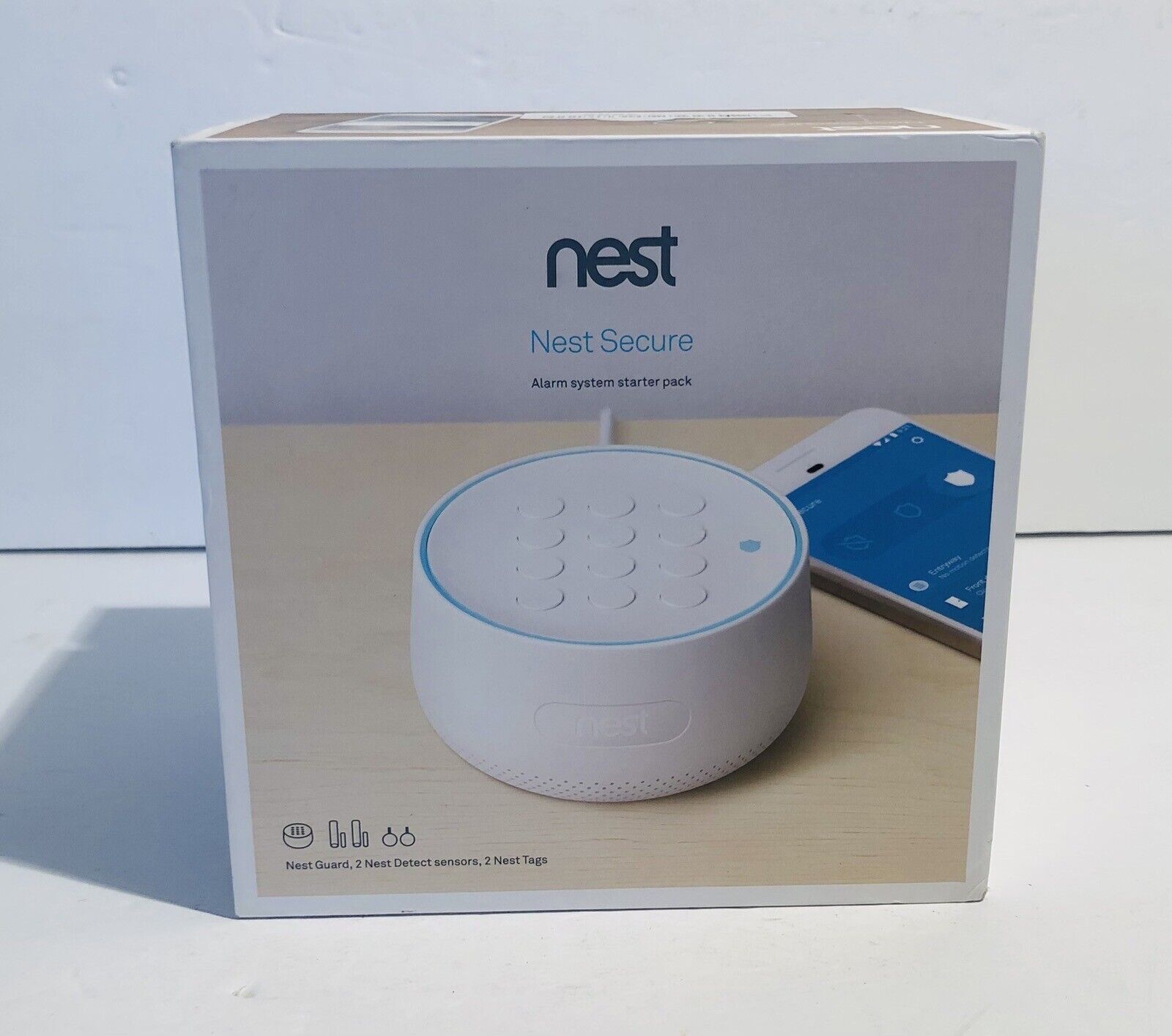 Nest Secure Alarm System Starter Pack (H1500ES) New Open Box