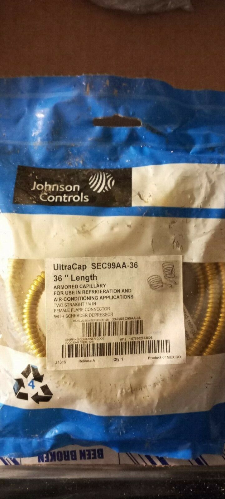 Johnson Controls SEC99AA-36 nos old stock