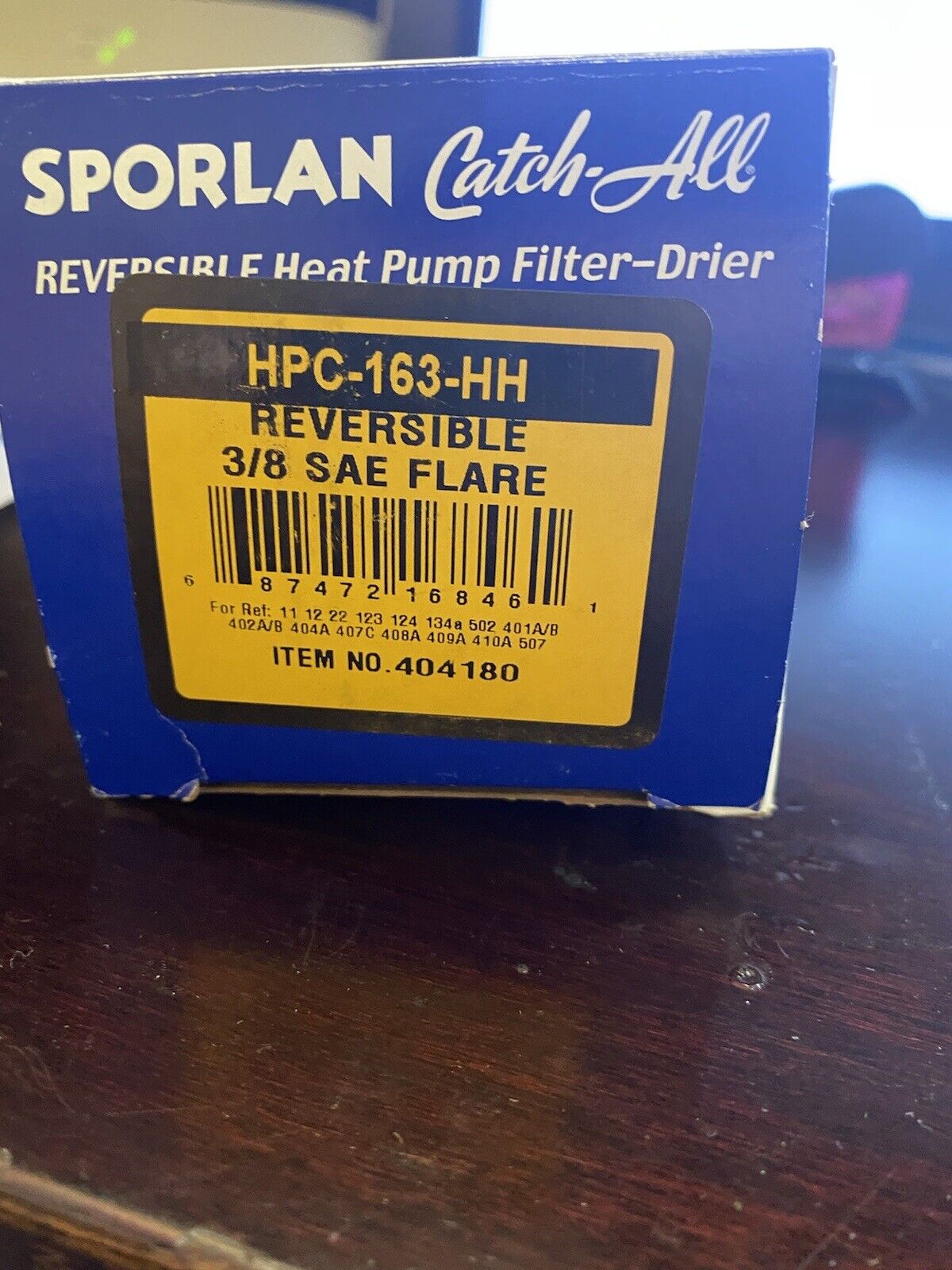 Sporlan HPC-163-S-HH Catch All Reversible Heat Pump Filter-Drier Solder 3/8 ODF