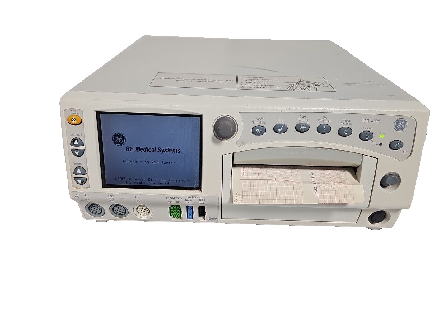 GE Healthcare Corometrics 250cx Series Maternal/Fetal Monitor 259A