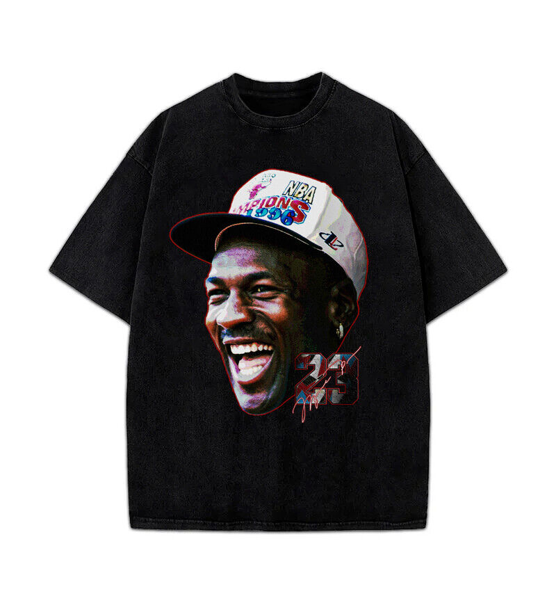 Michael Jordan 1996 Championship Parade Vintage Style Graphic 90's Bulls T-Shirt