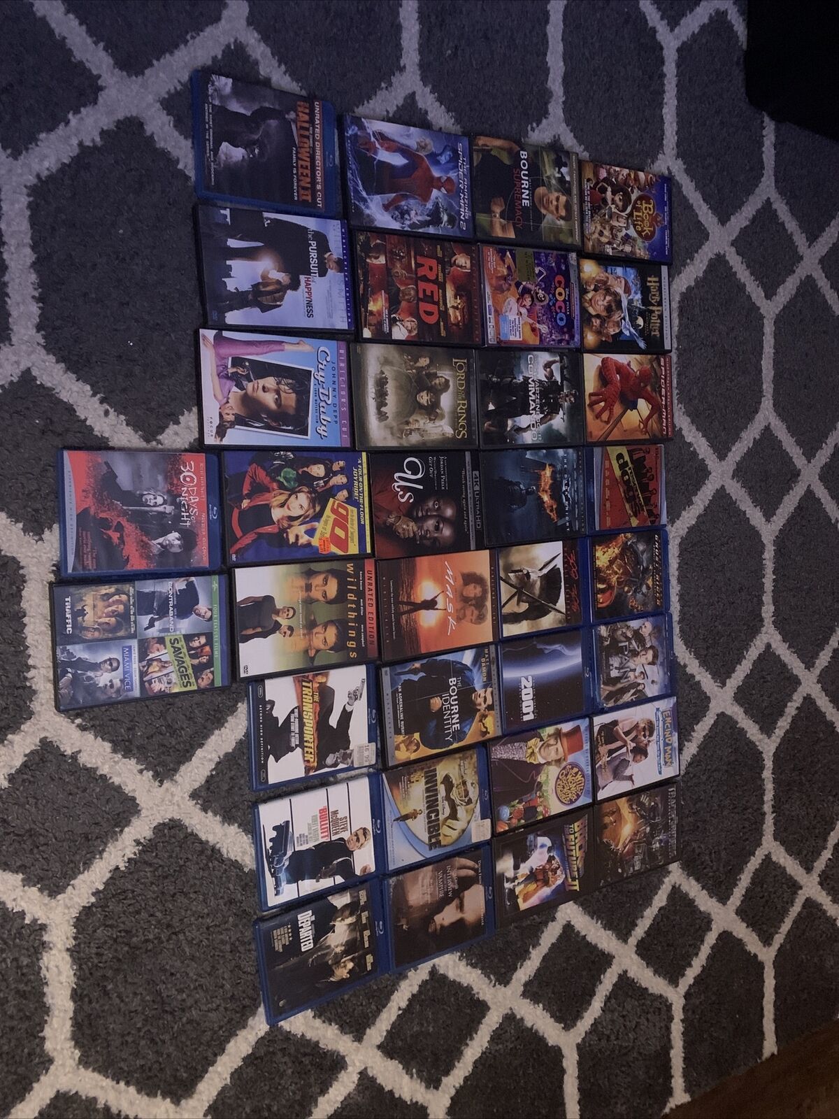 34 DIFFERENT MOVIES LOT