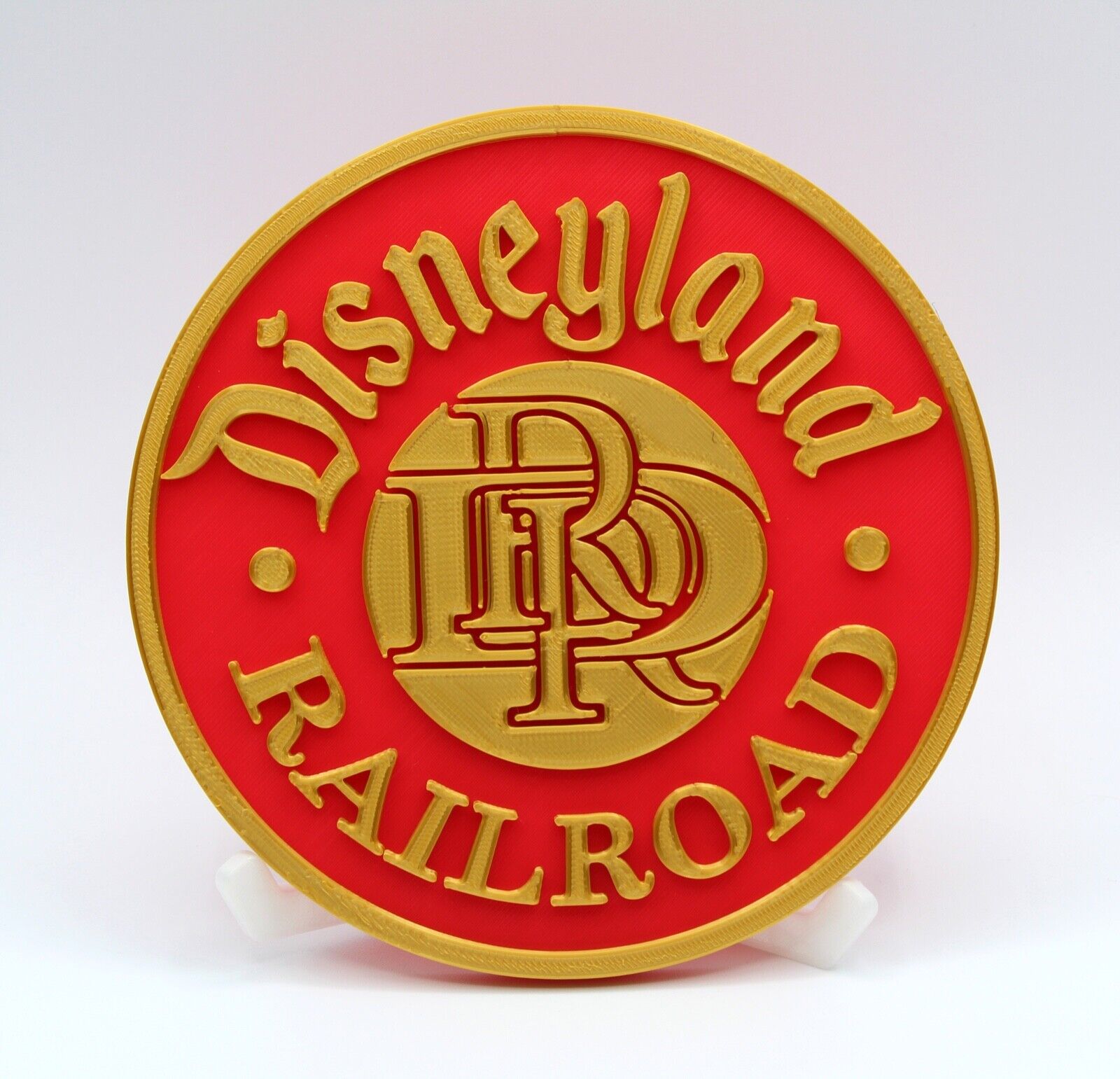Disneyland Railroad 3D Printed Plaque Sign Prop Reproduction Train DRR DLRR